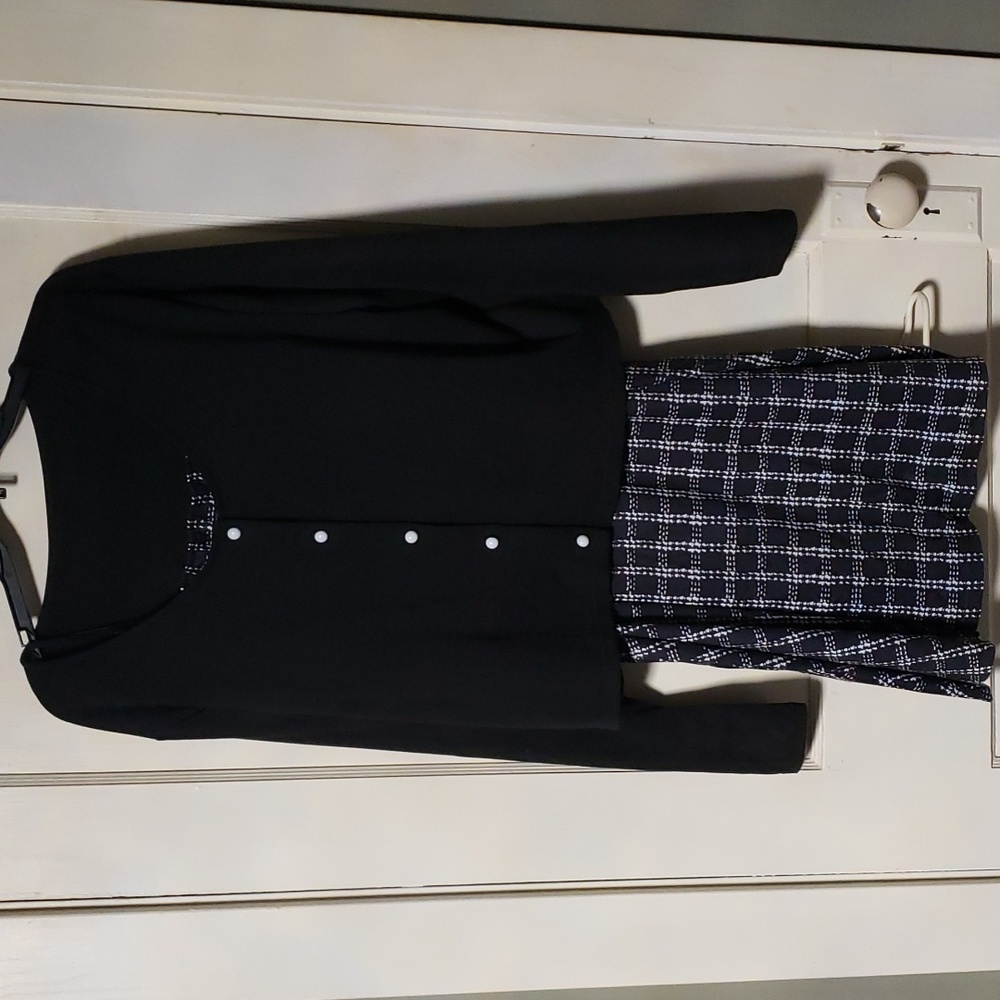 Cute dress with cardigan